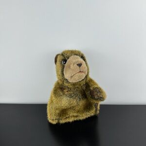 Folkmanis Puppets Little Brown Bear Hand Puppet 7” Plush Stuffed Animal